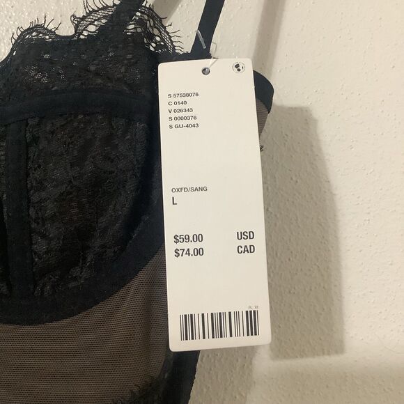 NWT Out from Under Y2K Style Gothic Whimsigoth Lacey Office Siren Corset Large - Picture 7 of 9